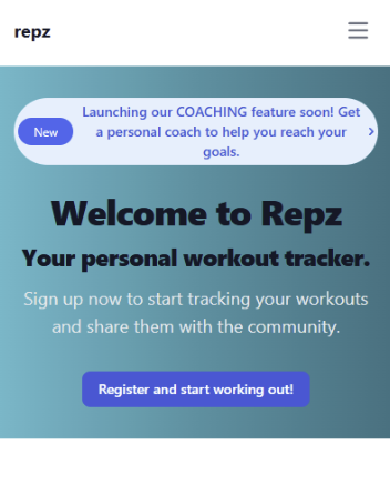 Mobile Homepage - Responsive View